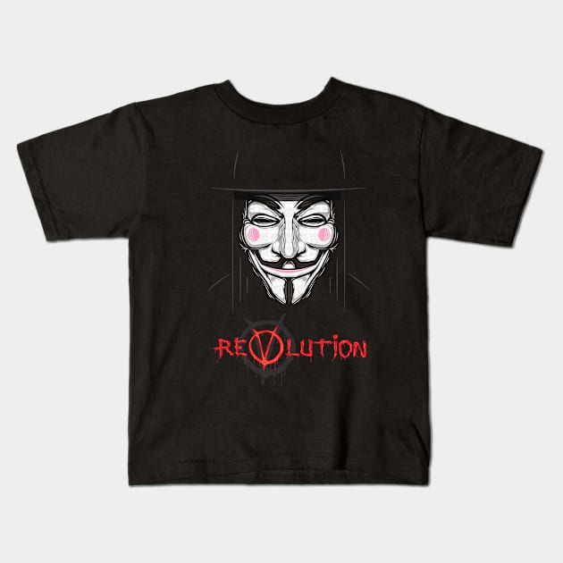 Revolution Kids T-Shirt by Mistyk1